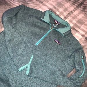 Patagonia Sweater Fleece Jacket Half zip Coat Size